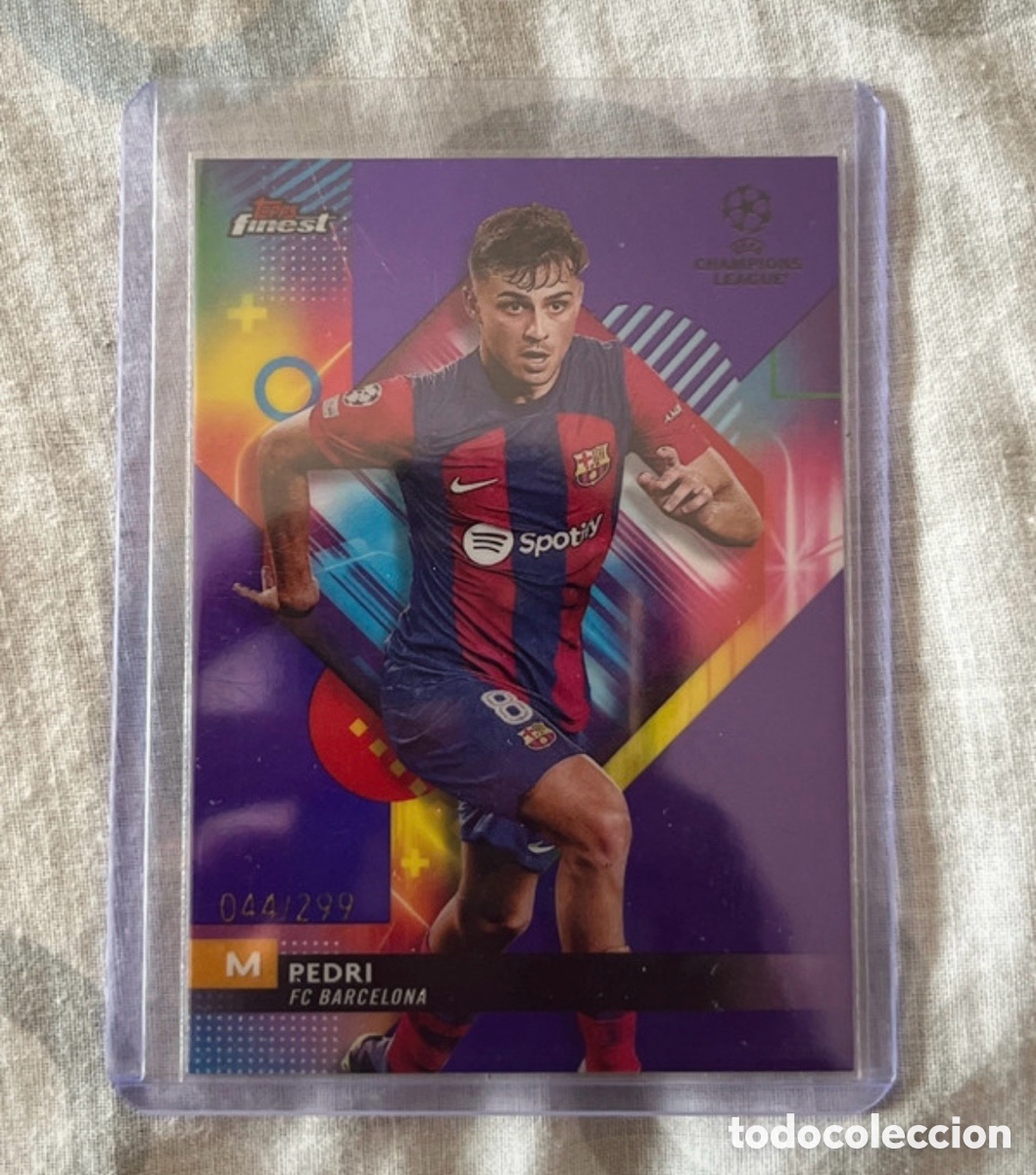 Cromos de F&uacute;tbol: Pedri Topps Finest 044/299