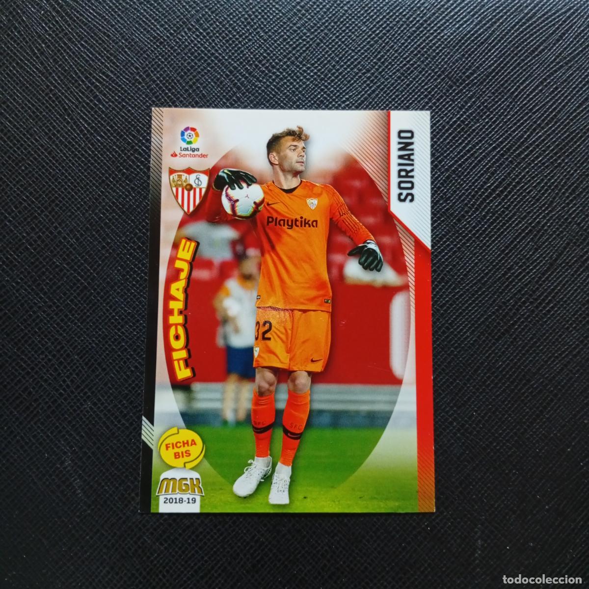 Cromos de F&uacute;tbol: 435 BIS SORIANO SEVILLA PANINI MEGACRACKS 2018 2019 CROMO FUTBOL 18 19 - A82 PG397 B