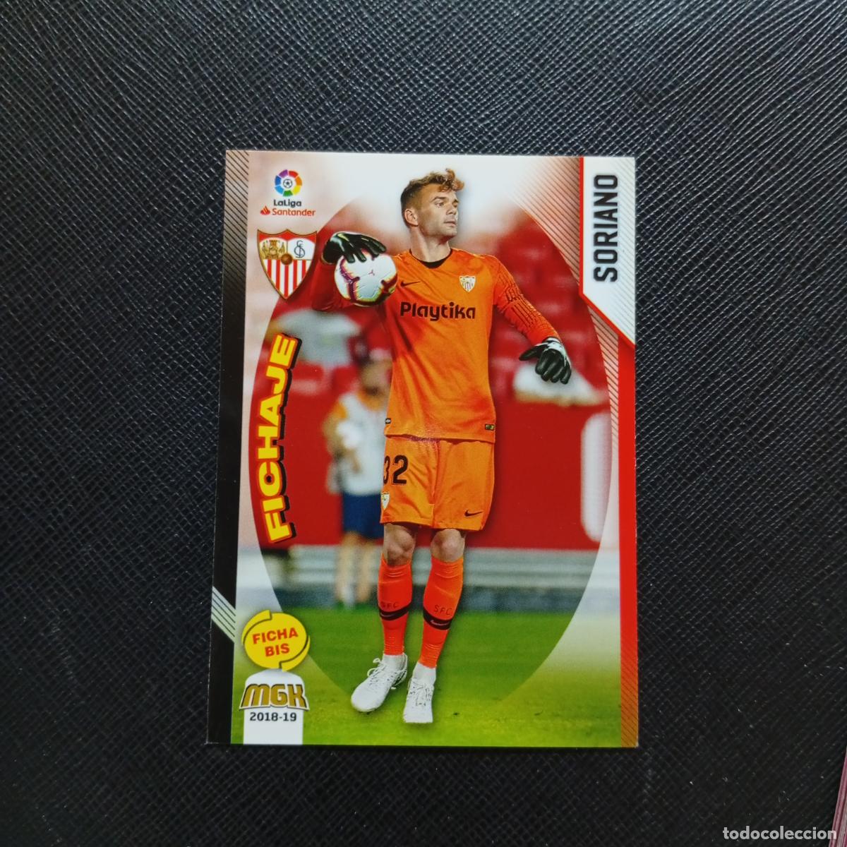 Cromos de F&uacute;tbol: 435 BIS SORIANO SEVILLA PANINI MEGACRACKS 2018 2019 CROMO FUTBOL 18 19 - A82 PG406