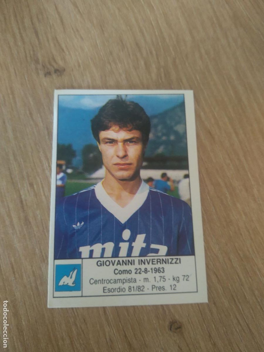 Cromos de F&uacute;tbol: 55 GIOVANNI INVERNIZZI COMO CROMO FUTBOL PANINI LIGA ITALIA CALCIATORI EUROFLASH CALCIO 88