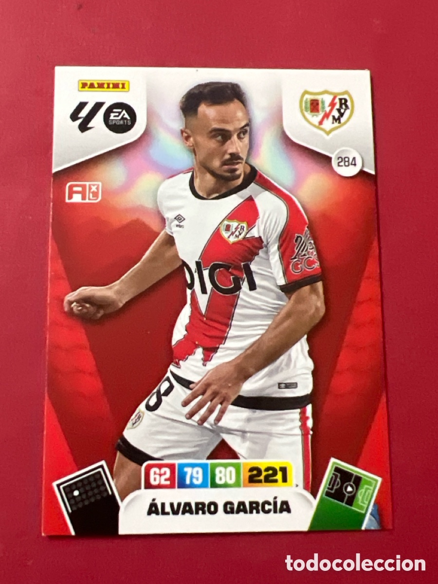Cromos de F&uacute;tbol: C1663. CARD ADRENALYN XL PANINI 2025-2026 25 26 REGULAR ALVARO GARCIA RAYO VALLECANO 284