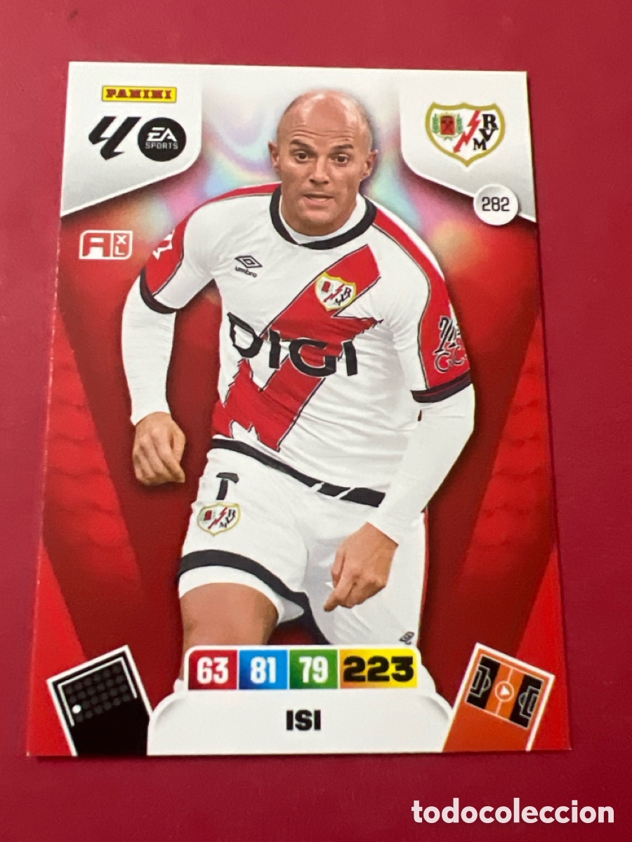 Figurine di Calcio: C1667. PANINI ADRENALYN - LIGA 2025-26 (25 - 26) - N&ordm; 282 - ISI - RAYO VALLECANO