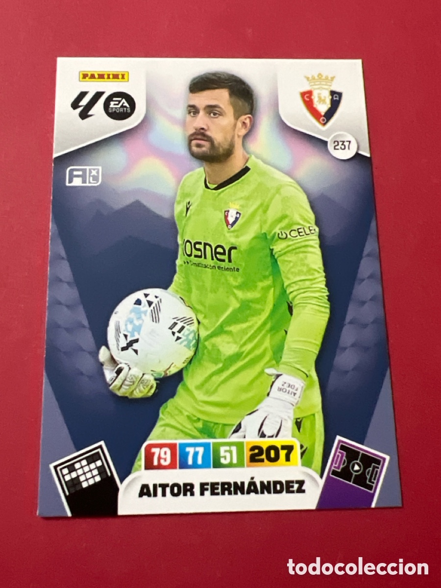Fu&szlig;ball-Sticker: C1671. PANINI ADRENALYN XL LIGA EA SPORTS 2025-2026 25-26 &ndash; N&ordm; 237 &ndash; Aitor Fern&aacute;ndez CA Osasuna