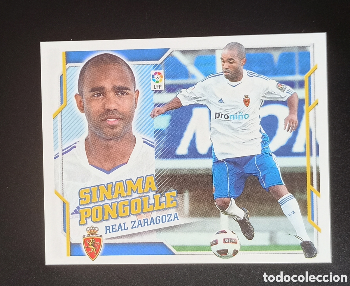 Fu&szlig;ball-Sticker: 2010 2011 Liga Panini Este 10 11 Sinama Pongolle (Zaragoza). Fichaje 58 . Nuevo