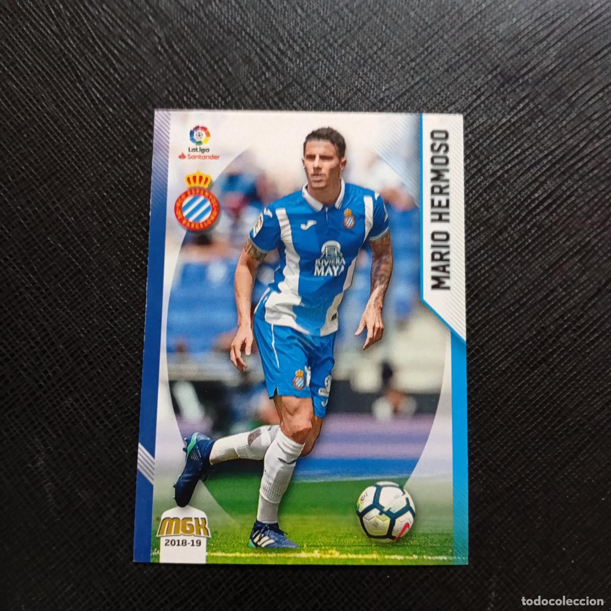 Cromos de F&uacute;tbol: 197 MARIO HERMOSO ESPA&Ntilde;OL PANINI MEGACRACKS 2018 2019 CROMO FUTBOL 18 19 - A82 PG451