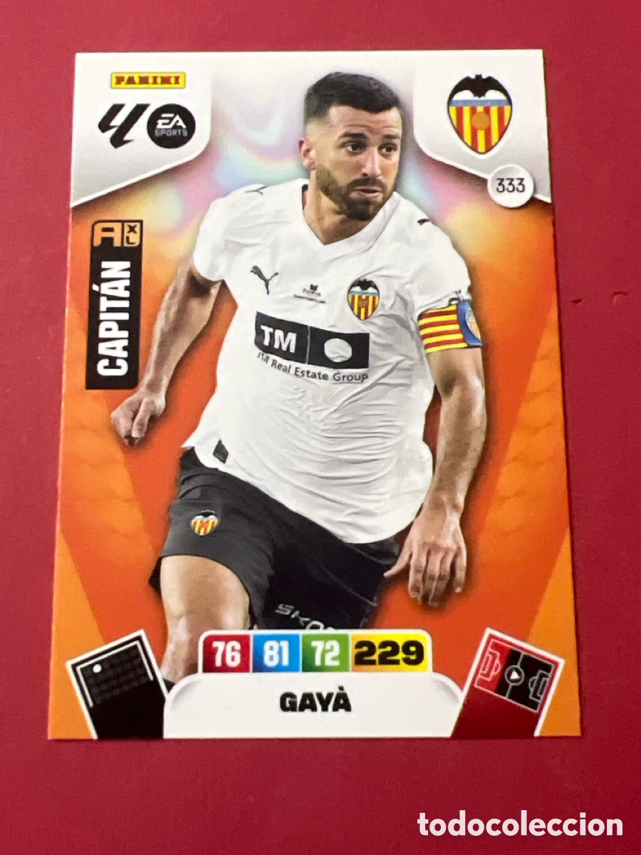 Cromos de F&uacute;tbol: C1681. 333 GAYA DEL VALENCIA 25 26 ADRENALYN XL 2025 2026