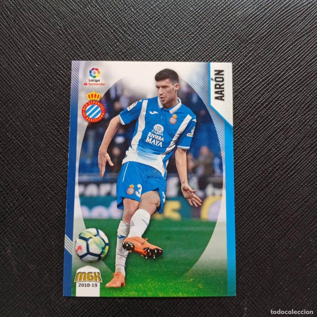 Cromos de Futebol: 198 AARON ESPA&Ntilde;OL PANINI MEGACRACKS 2018 2019 CROMO FUTBOL 18 19 - A82 PG469