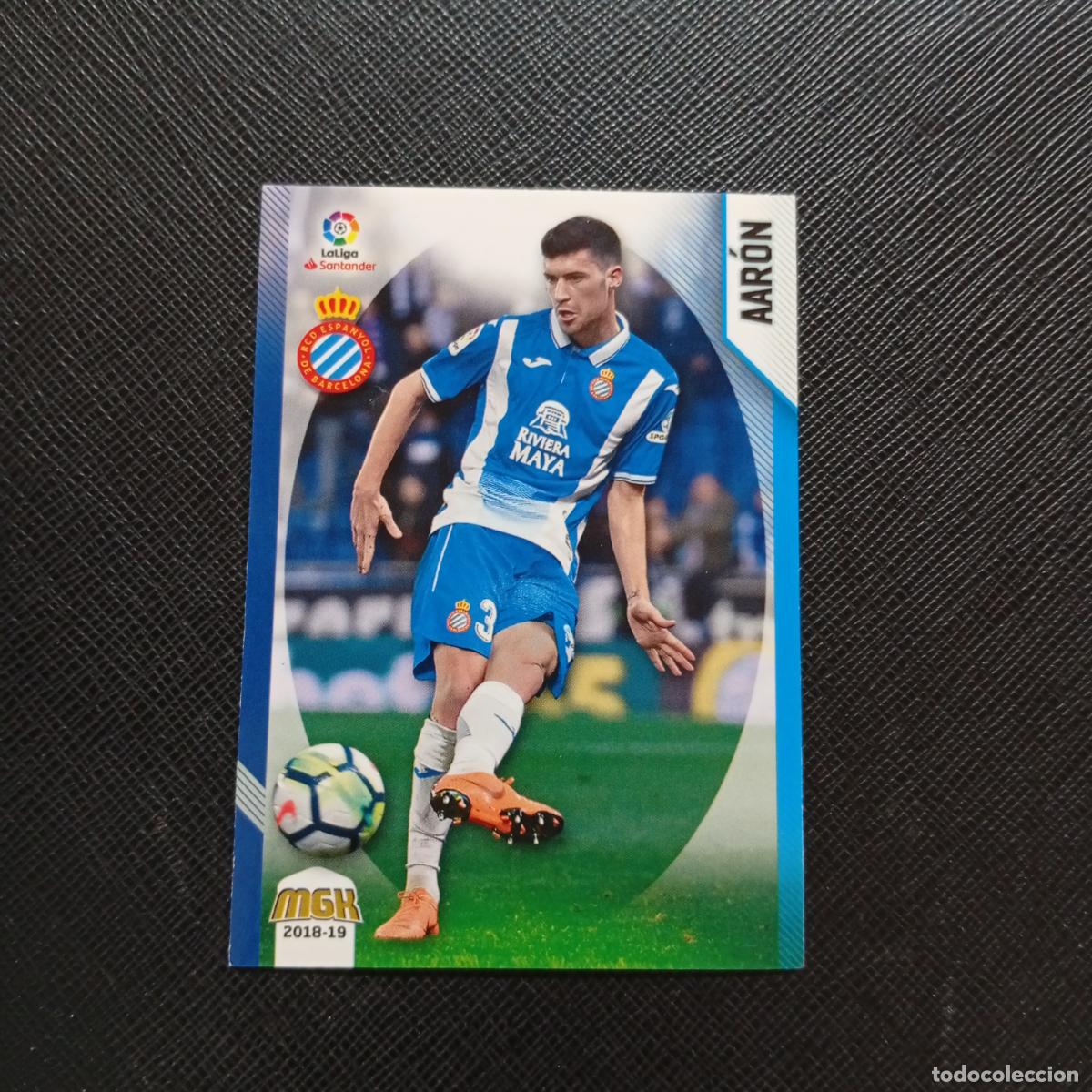 Cromos de Futebol: 198 AARON ESPA&Ntilde;OL PANINI MEGACRACKS 2018 2019 CROMO FUTBOL 18 19 - A82 PG478