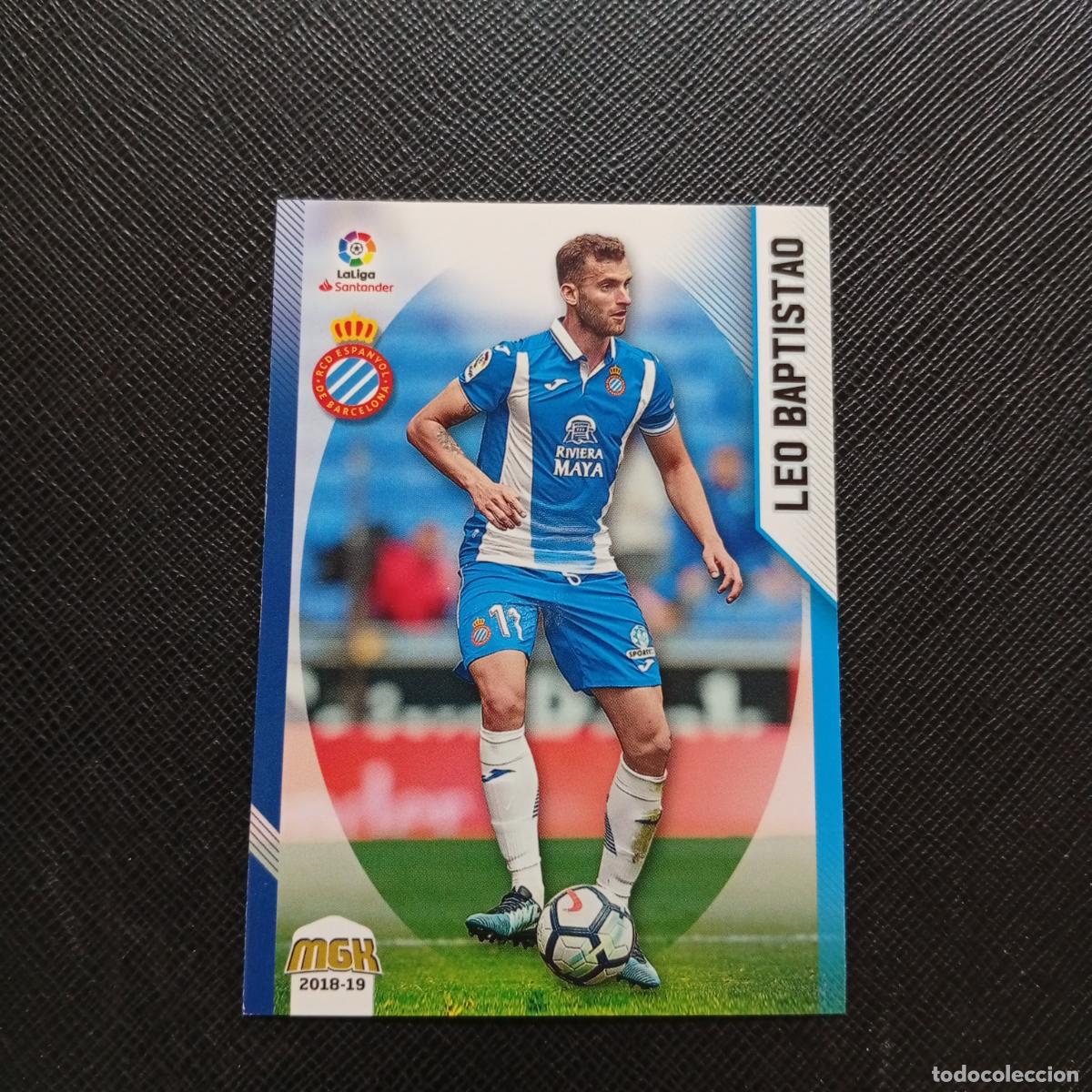 Cromos de Futebol: 208 LEO BAPTISTAO ESPA&Ntilde;OL PANINI MEGACRACKS 2018 2019 CROMO FUTBOL 18 19 - A82 PG487