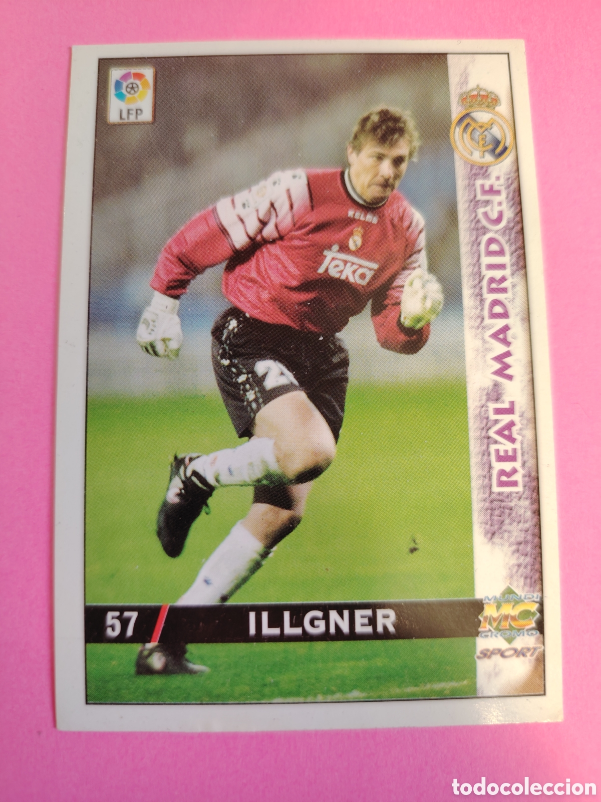 Cromos de F&uacute;tbol: REAL MADRID-N&deg;57-ILLGNER-MUNDICROMO FICHAS DE LA LIGA 1998 1999 98 99