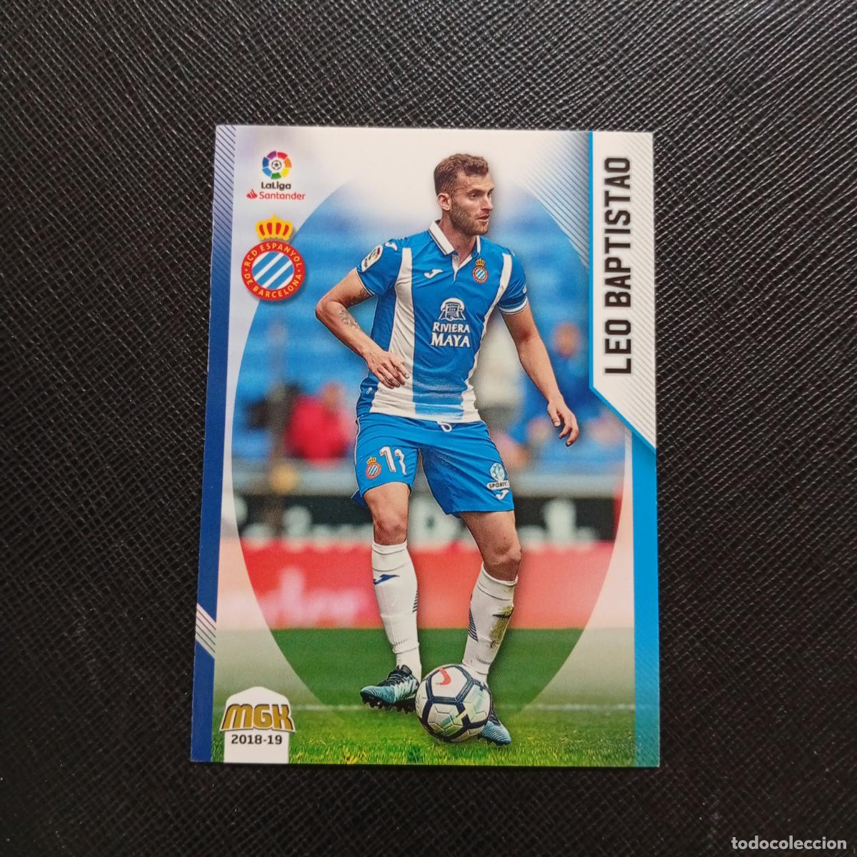Cromos de Futebol: 208 LEO BAPTISTAO ESPA&Ntilde;OL PANINI MEGACRACKS 2018 2019 CROMO FUTBOL 18 19 - A82 PG487 B