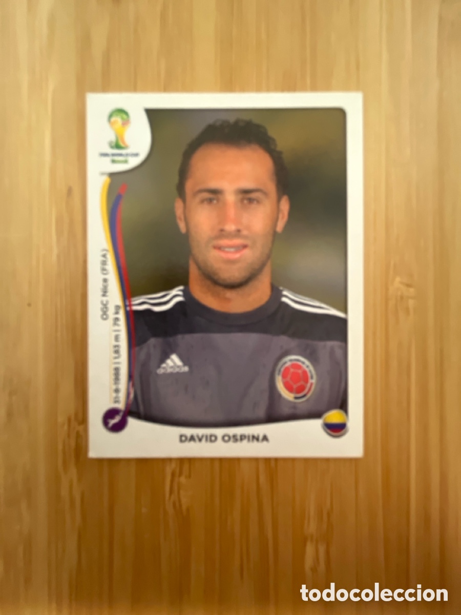 Fu&szlig;ball-Sticker: DAVID OSPINA 186 COLOMBIA MUNDIAL BRASIL 2014 PANINI NUEVO SIN PEGAR FIFA WORLD CUP BRASIL