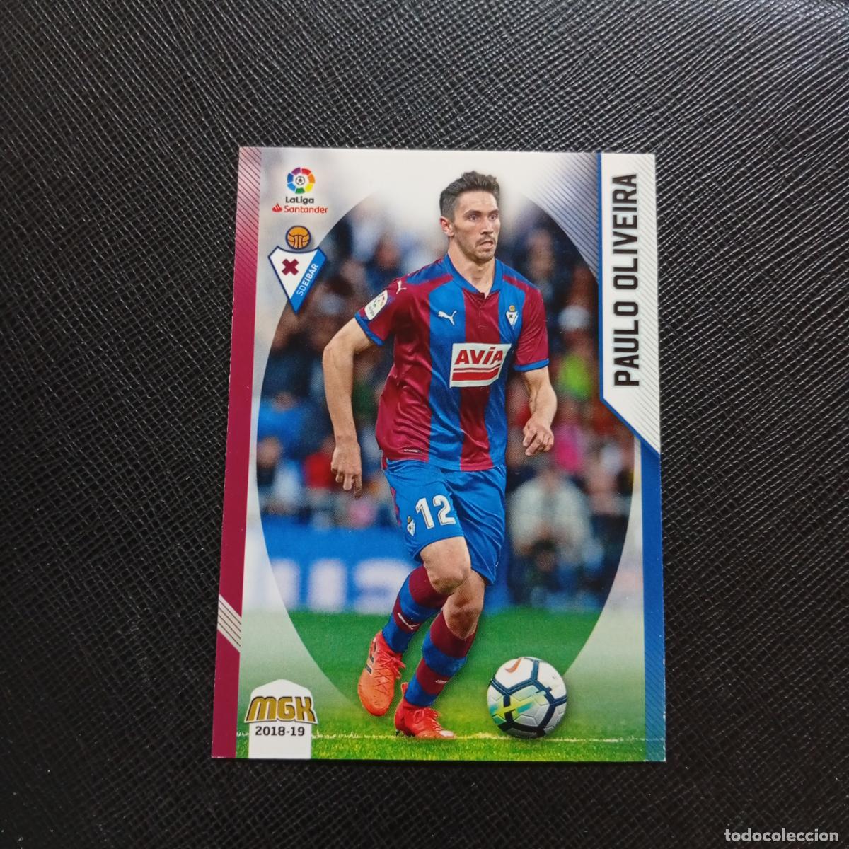 Cromos de F&uacute;tbol: 169 PAULO OLIVEIRA EIBAR PANINI MEGACRACKS 2018 2019 CROMO FUTBOL 18 19 - A82 PG396