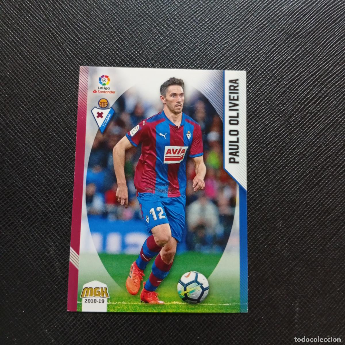 Cromos de F&uacute;tbol: 169 PAULO OLIVEIRA EIBAR PANINI MEGACRACKS 2018 2019 CROMO FUTBOL 18 19 - A82 PG396 B