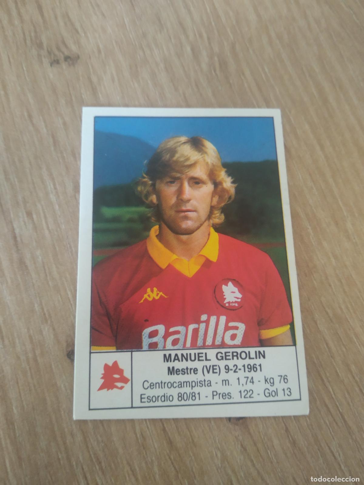 Cromos de F&uacute;tbol: 158 MANUEL GEROLIN ROMA CROMO FUTBOL PANINI LIGA ITALIA CALCIATORI EUROFLASH CALCIO 88