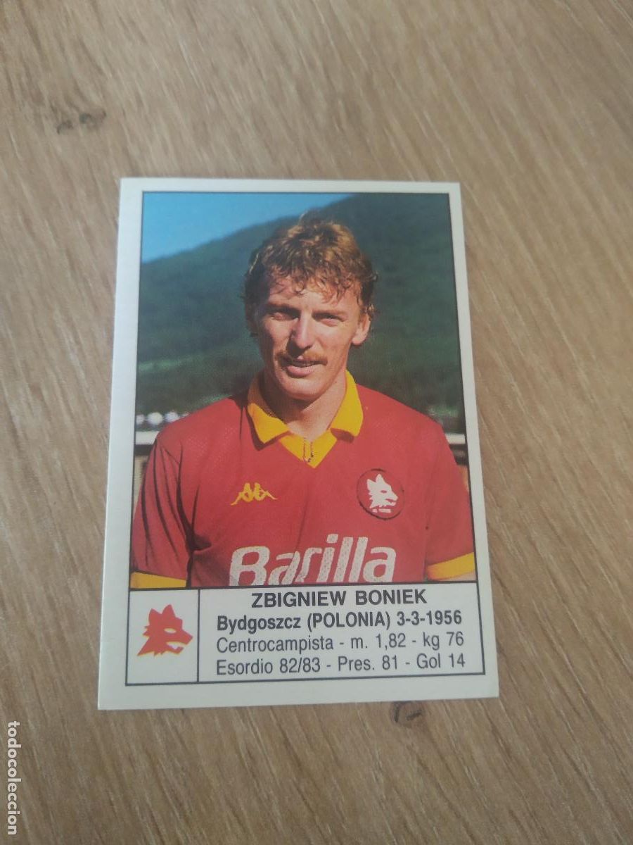 Cromos de F&uacute;tbol: 165 ZBIGNIEW BONIEK ROMA CROMO FUTBOL PANINI LIGA ITALIA CALCIATORI EUROFLASH CALCIO 88
