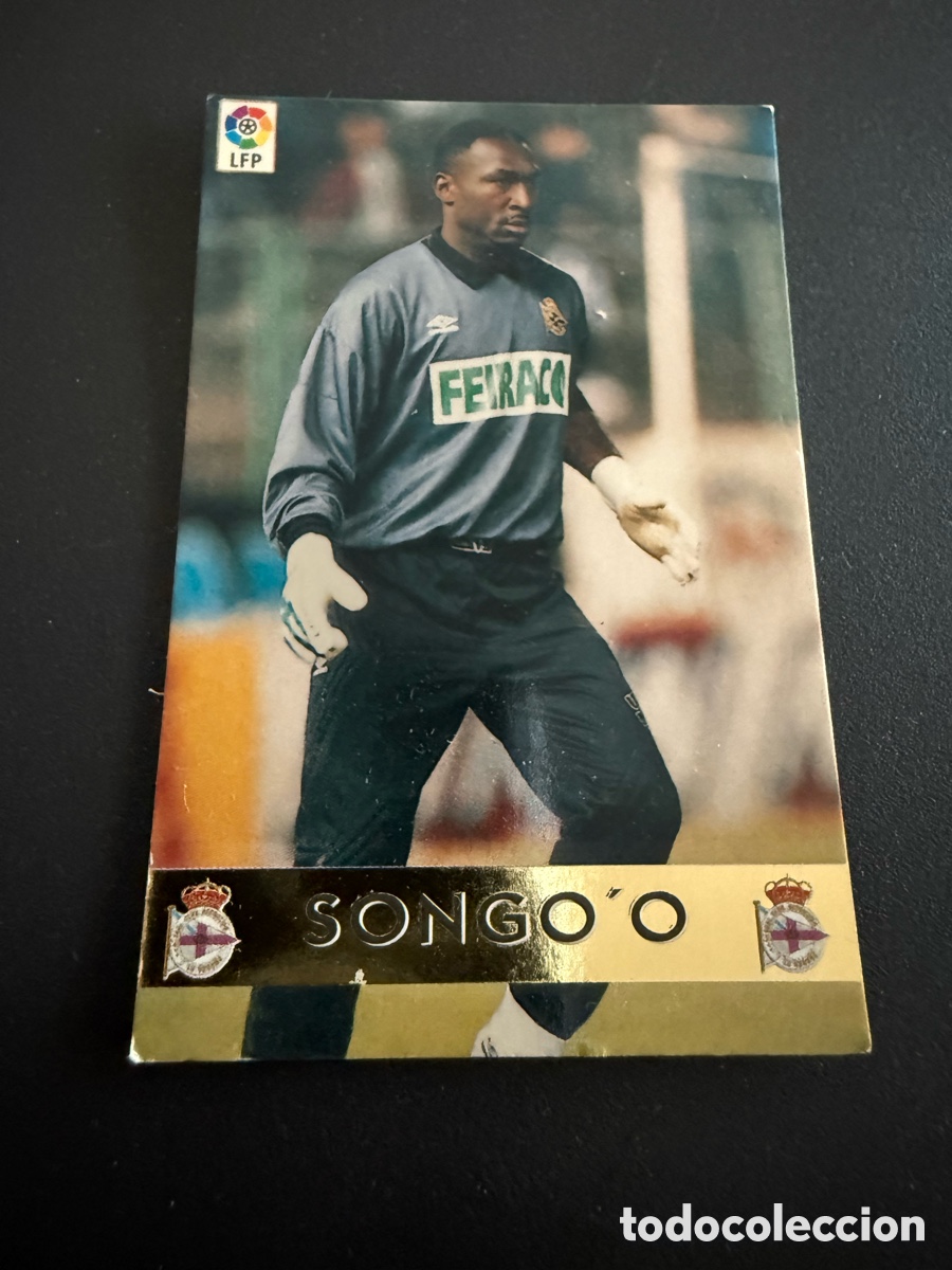 Cromos de F&uacute;tbol: MUNDICROMO 97-98. Trofeo Zamora. SONGO&rsquo;O
