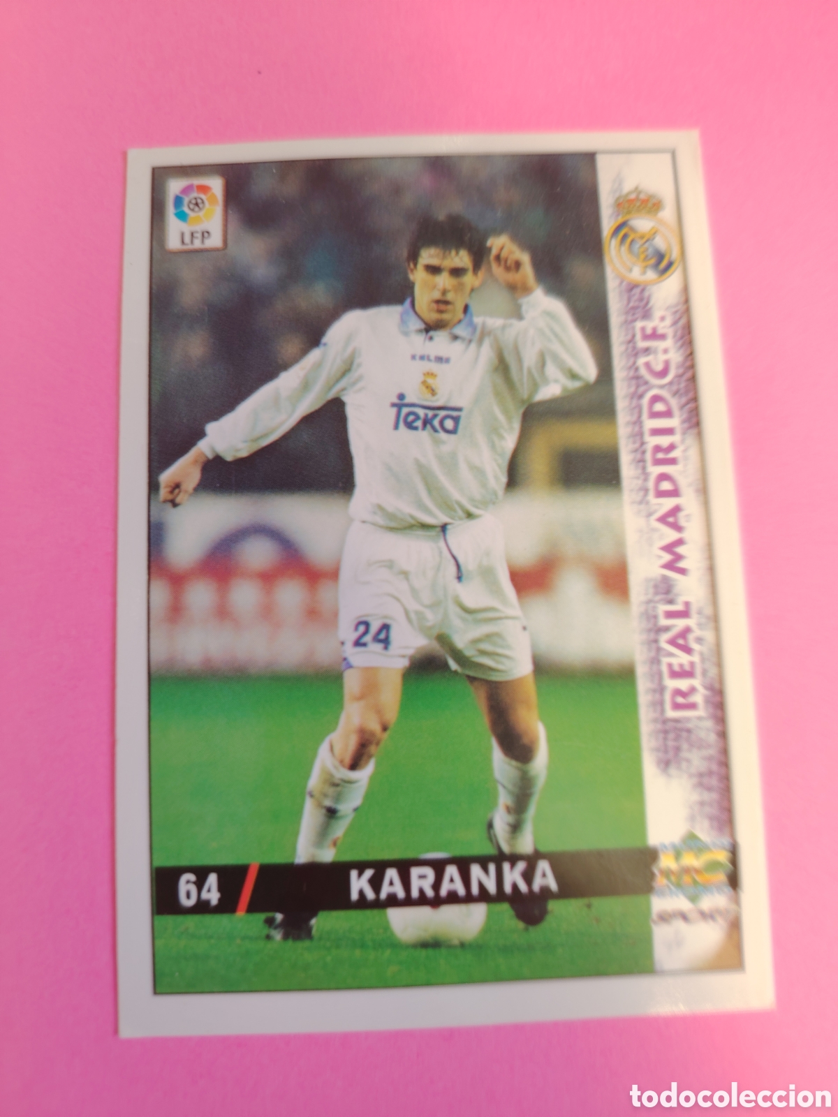 Cromos de F&uacute;tbol: REAL MADRID-N&deg;56-HIDDINK-MUNDICROMO FICHAS DE LA LIGA 1998 1999 98 99