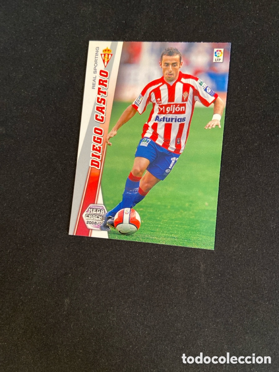 Cromos de F&uacute;tbol: DIEGO CASTRO 300 (SPORTING GIJ&Oacute;N)