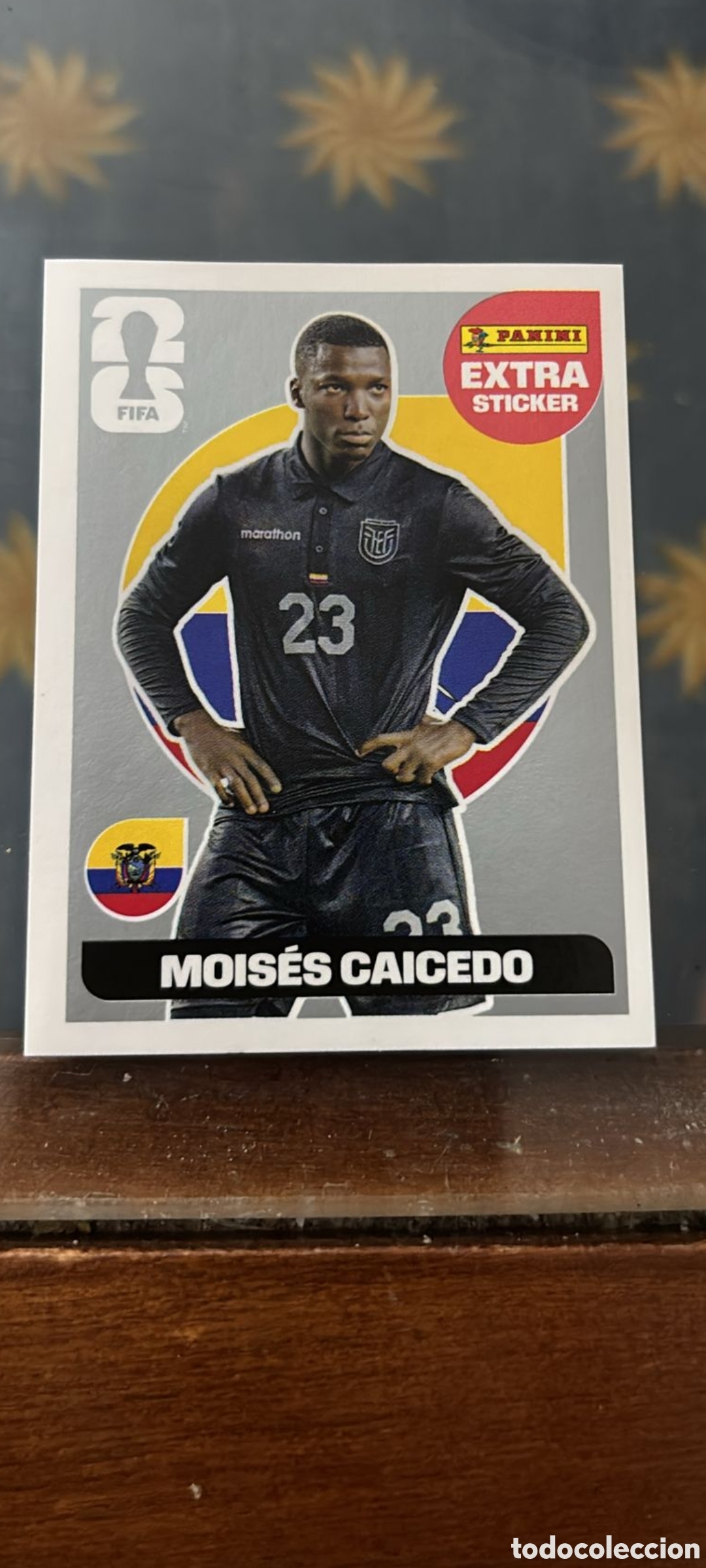Cromos de F&uacute;tbol: EXTRA Mois&eacute;s Caicedo Plata MUNDIAL FIFA WORLD CUP 2026 STICKER PANINI