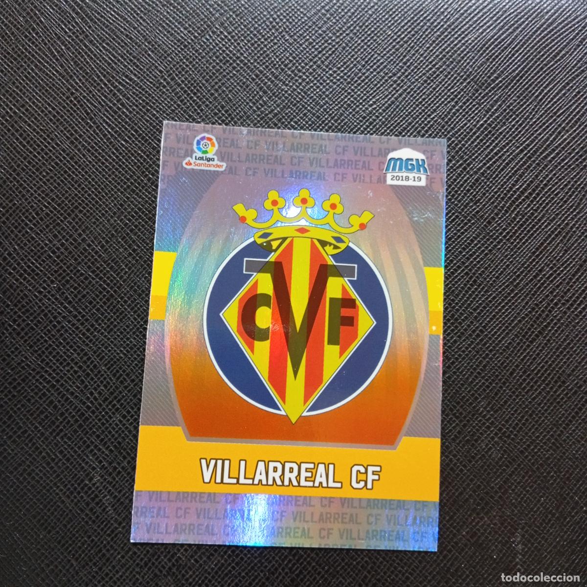 Cromos de F&uacute;tbol: 514 ESCUDO VILLARREAL PANINI MEGACRACKS 2018 2019 CROMO FUTBOL 18 19 - (MD06/07-1) PG1