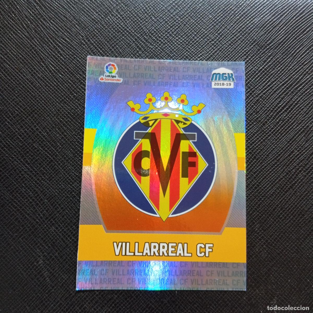 Cromos de F&uacute;tbol: 514 ESCUDO VILLARREAL PANINI MEGACRACKS 2018 2019 CROMO FUTBOL 18 19 - (MD06/07-1) PG1 B