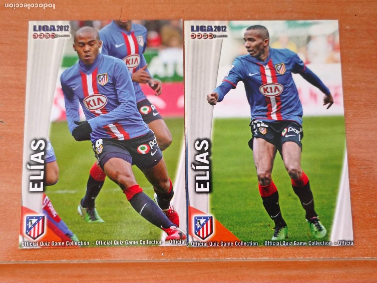 Football Stickers: elias, liga 2012 mundicromo. cromo error assun&ccedil;ao