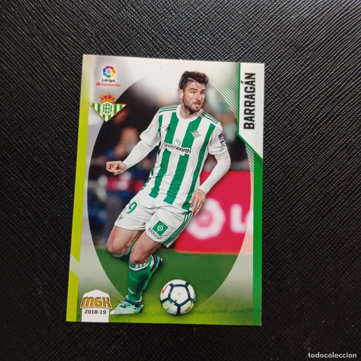 Cromos de F&uacute;tbol: 112 BARRAGAN REAL BETIS PANINI MEGACRACKS 2018 2019 CROMO FUTBOL 18 19 - (MD06/07-1) PG5 B