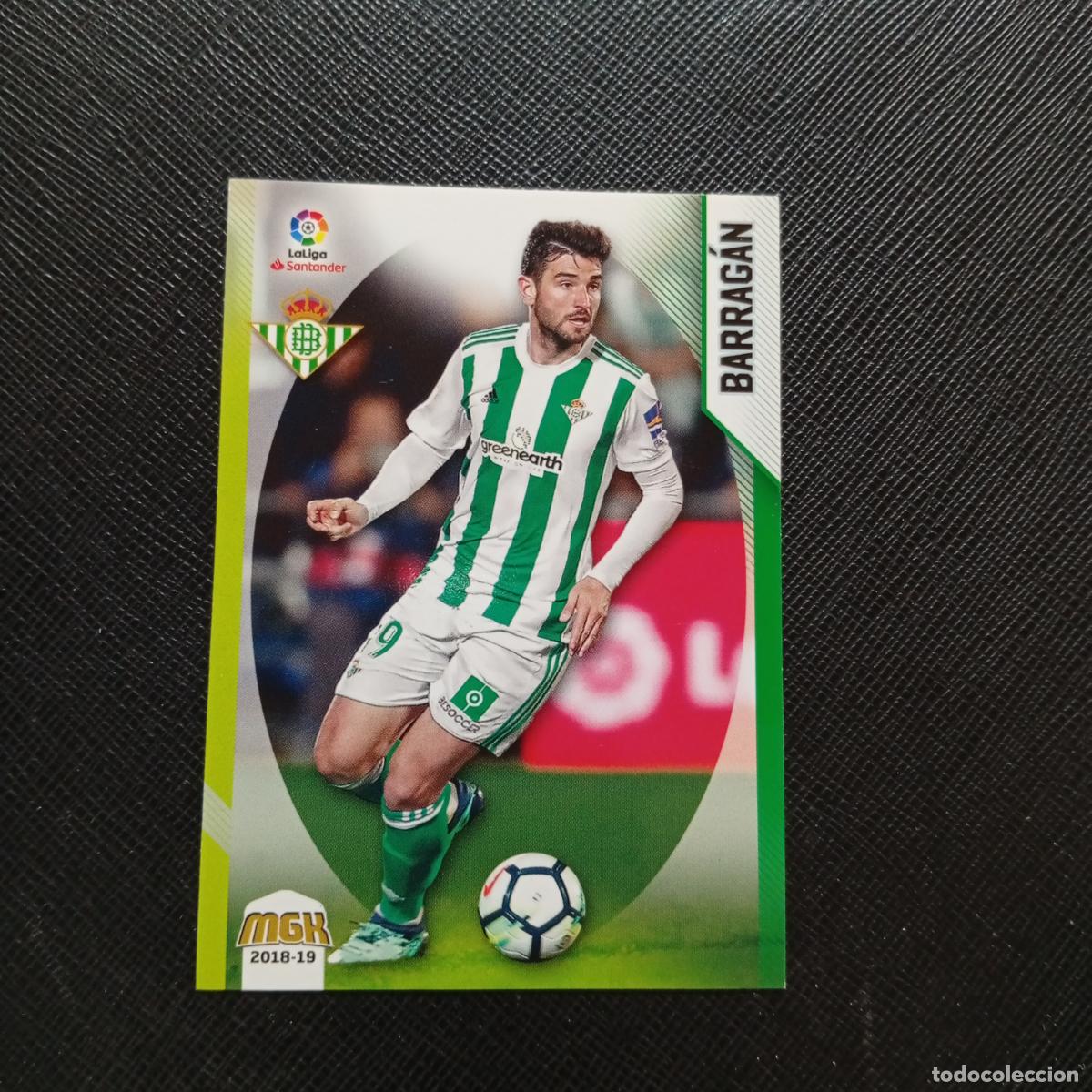 Cromos de F&uacute;tbol: 112 BARRAGAN REAL BETIS PANINI MEGACRACKS 2018 2019 CROMO FUTBOL 18 19 - (MD06/07-1) PG7