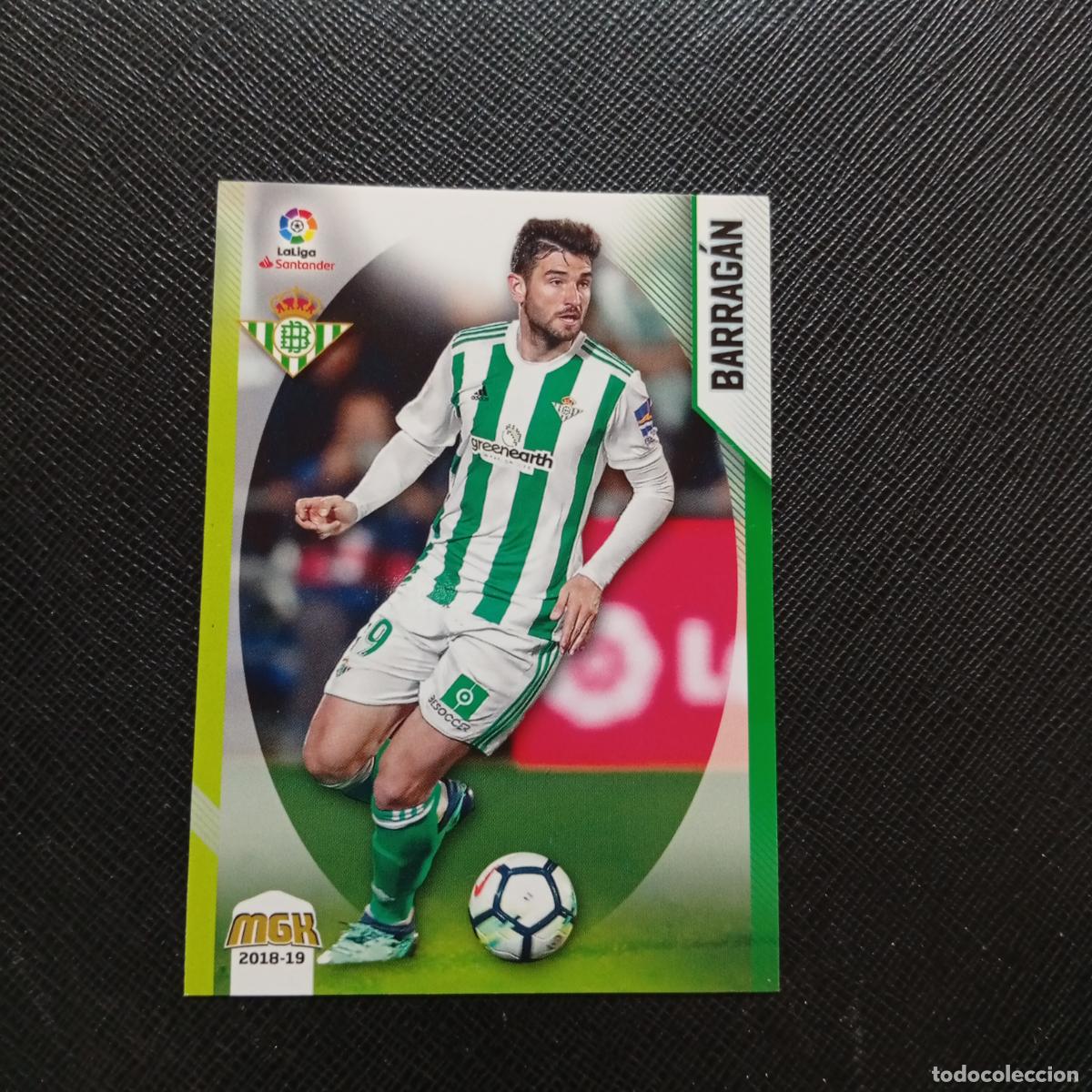 Cromos de F&uacute;tbol: 112 BARRAGAN REAL BETIS PANINI MEGACRACKS 2018 2019 CROMO FUTBOL 18 19 - (MD06/07-1) PG7 B