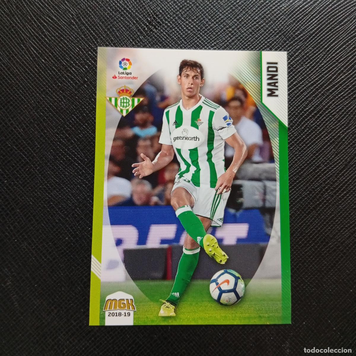 Cromos de F&uacute;tbol: 114 MANDI REAL BETIS PANINI MEGACRACKS 2018 2019 CROMO FUTBOL 18 19 - (MD06/07-1) PG8