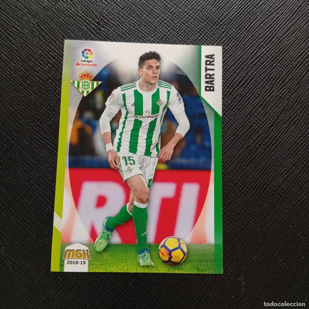 Cromos de F&uacute;tbol: 115 BARTRA REAL BETIS PANINI MEGACRACKS 2018 2019 CROMO FUTBOL 18 19 - (MD06/07-1) PG10