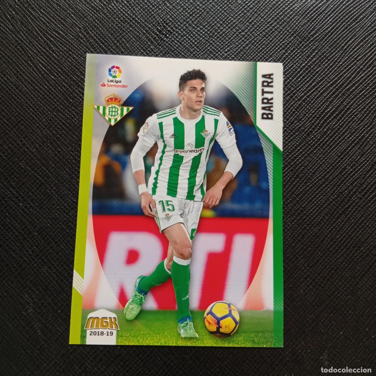 Cromos de F&uacute;tbol: 115 BARTRA REAL BETIS PANINI MEGACRACKS 2018 2019 CROMO FUTBOL 18 19 - (MD06/07-1) PG10 B