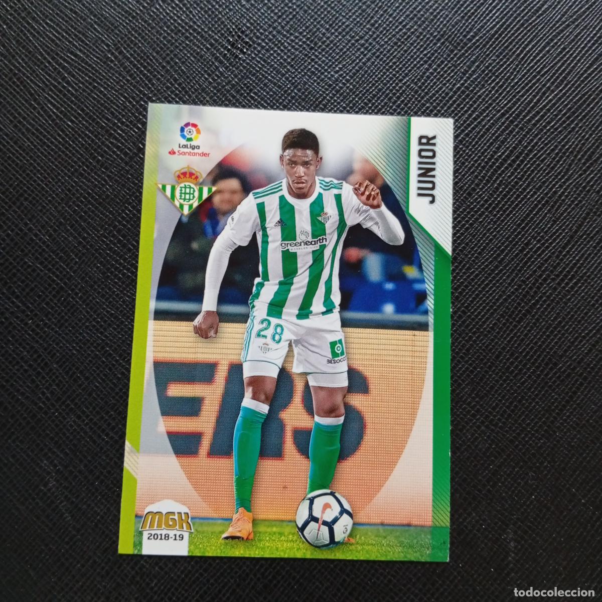 Cromos de F&uacute;tbol: 117 JUNIOR REAL BETIS PANINI MEGACRACKS 2018 2019 CROMO FUTBOL 18 19 - (MD06/07-1) PG10