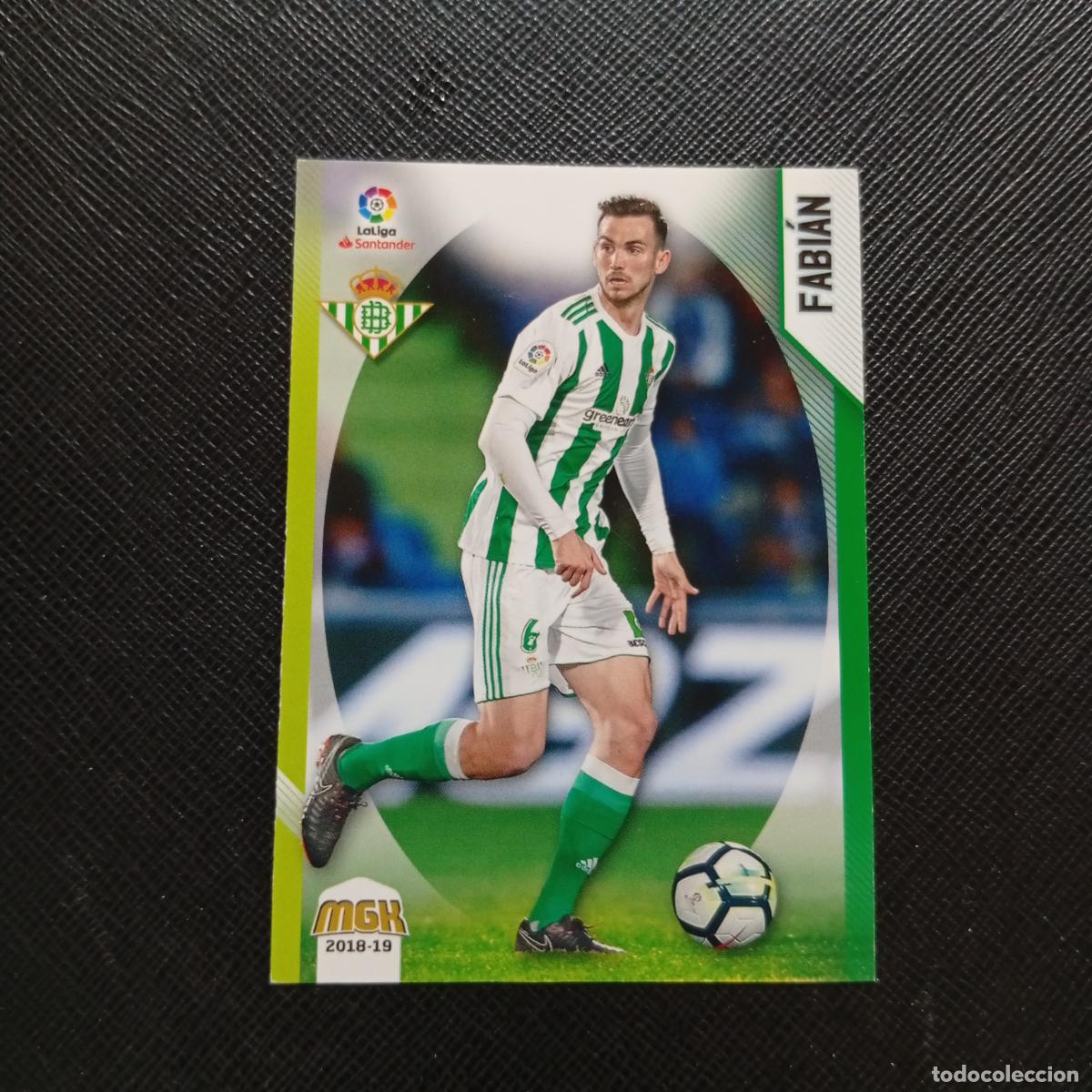 Cromos de F&uacute;tbol: 121 FABIAN REAL BETIS PANINI MEGACRACKS 2018 2019 CROMO FUTBOL 18 19 - (MD06/07-1) PG12