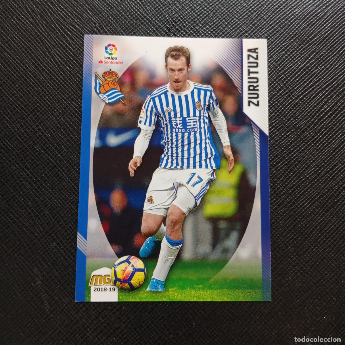 Cromos de F&uacute;tbol: 419 ZURUTUZA REAL SOCIEDAD PANINI MEGACRACKS 2018 2019 CROMO FUTBOL 18 19 - (MD06/07-1) PG14