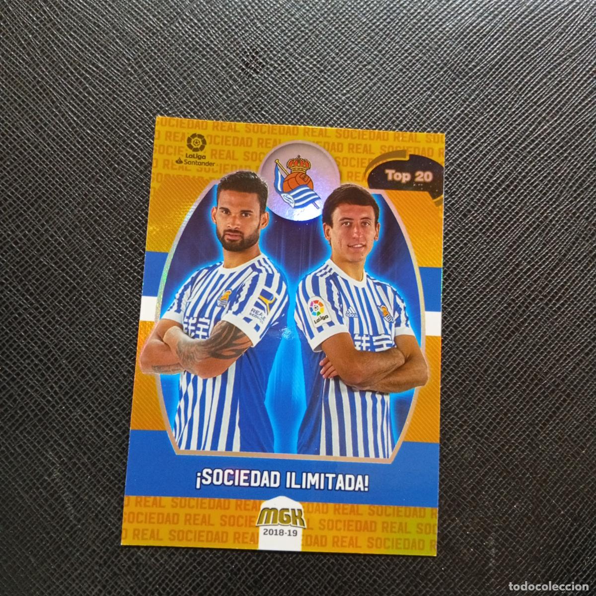 Cromos de F&uacute;tbol: 428 TOP REAL SOCIEDAD PANINI MEGACRACKS 2018 2019 CROMO FUTBOL 18 19 - (MD06/07-1) PG15