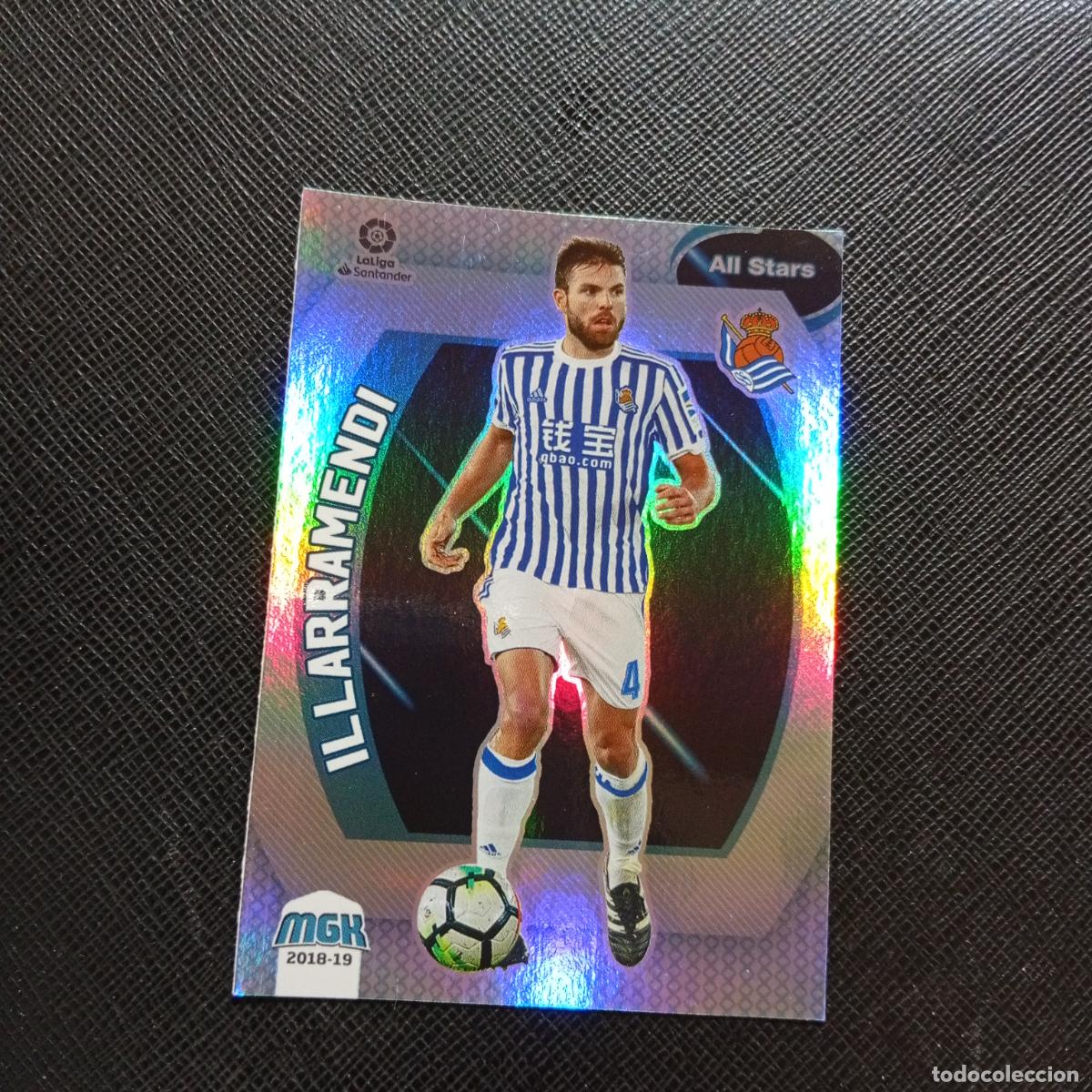 Cromos de F&uacute;tbol: 431 ILLARRAMENDI REAL SOCIEDAD PANINI MEGACRACKS 2018 2019 CROMO FUTBOL 18 19 - (MD06/07-1) PG15 B