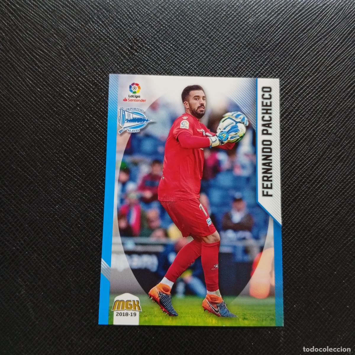 Cromos de F&uacute;tbol: 2 FERNANDO PACHECO ALAVES PANINI MEGACRACKS 2018 2019 CROMO FUTBOL 18 19 - (MD06/07-1) PG16 B