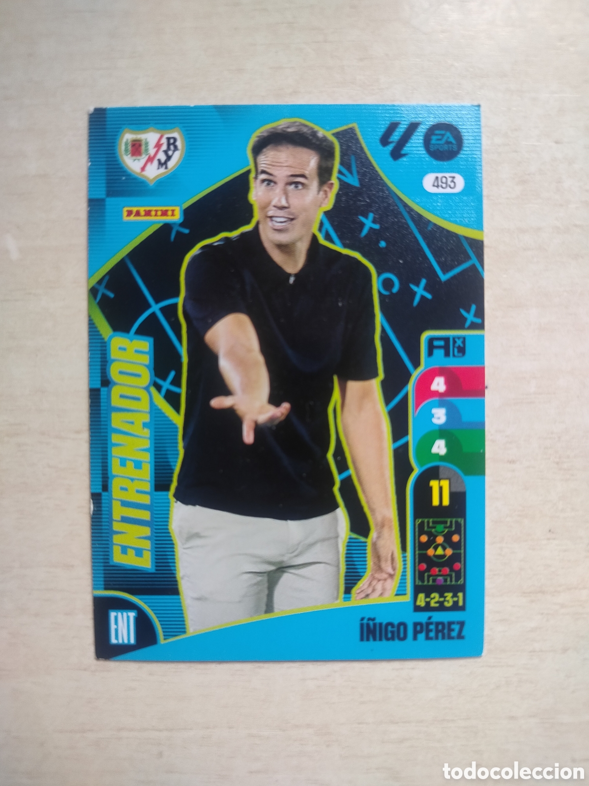Cromos de F&uacute;tbol: I&Ntilde;IGO PEREZ ENTRENADOR 493 ADRENALYN 2024 2025 24 25