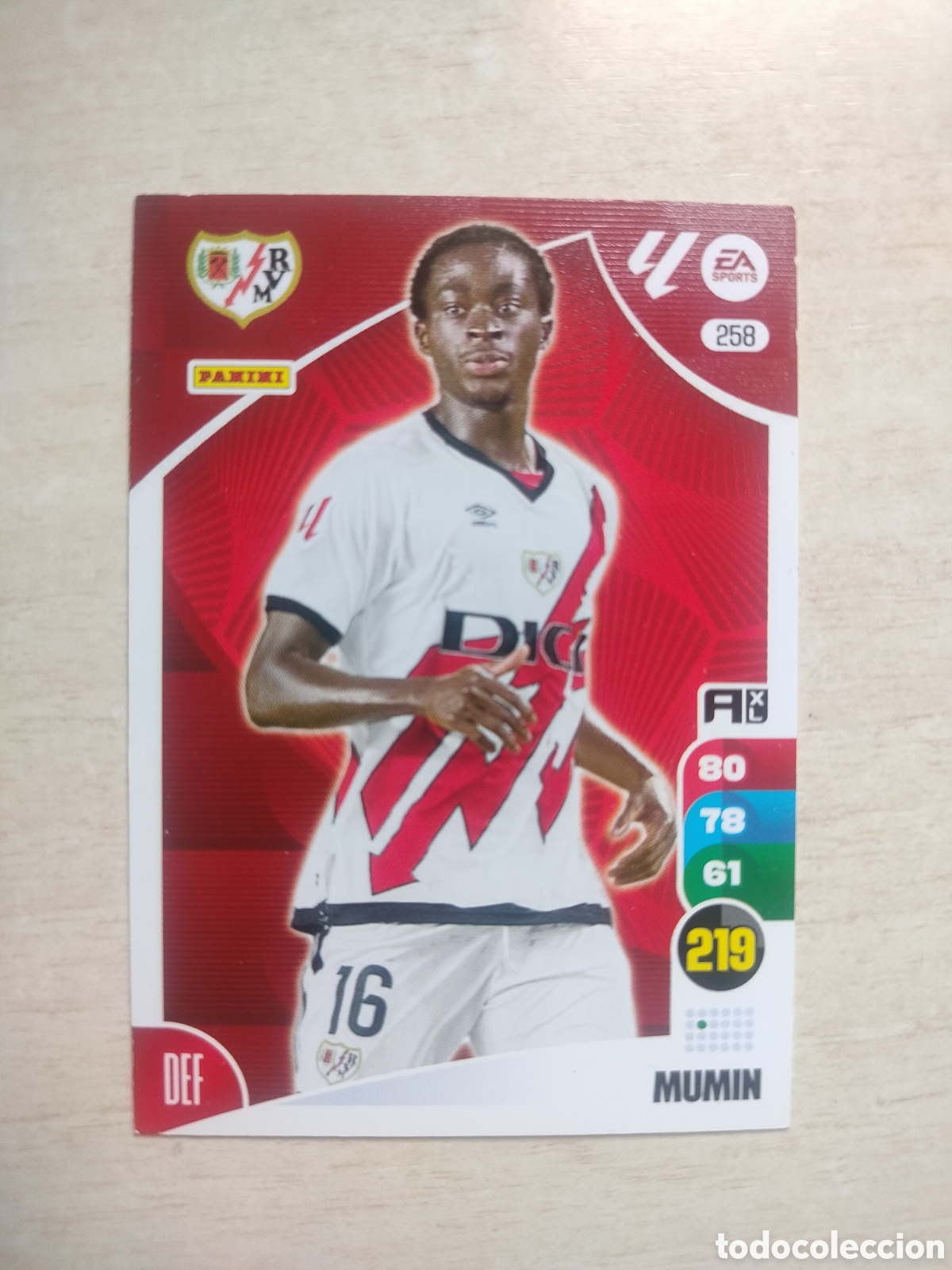 Cromos de F&uacute;tbol: MUMIN 258 ADRENALYN 2024 2025 24 25