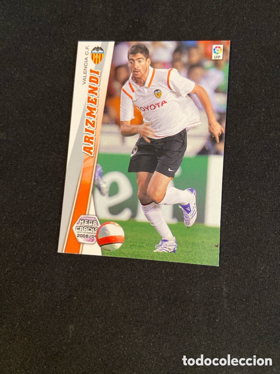 Figurine di Calcio: ARIZMENDI 322 (VALENCIA) PANINI MEGACRACKS 2008-2009 08 09 CROMO CARTA M-5