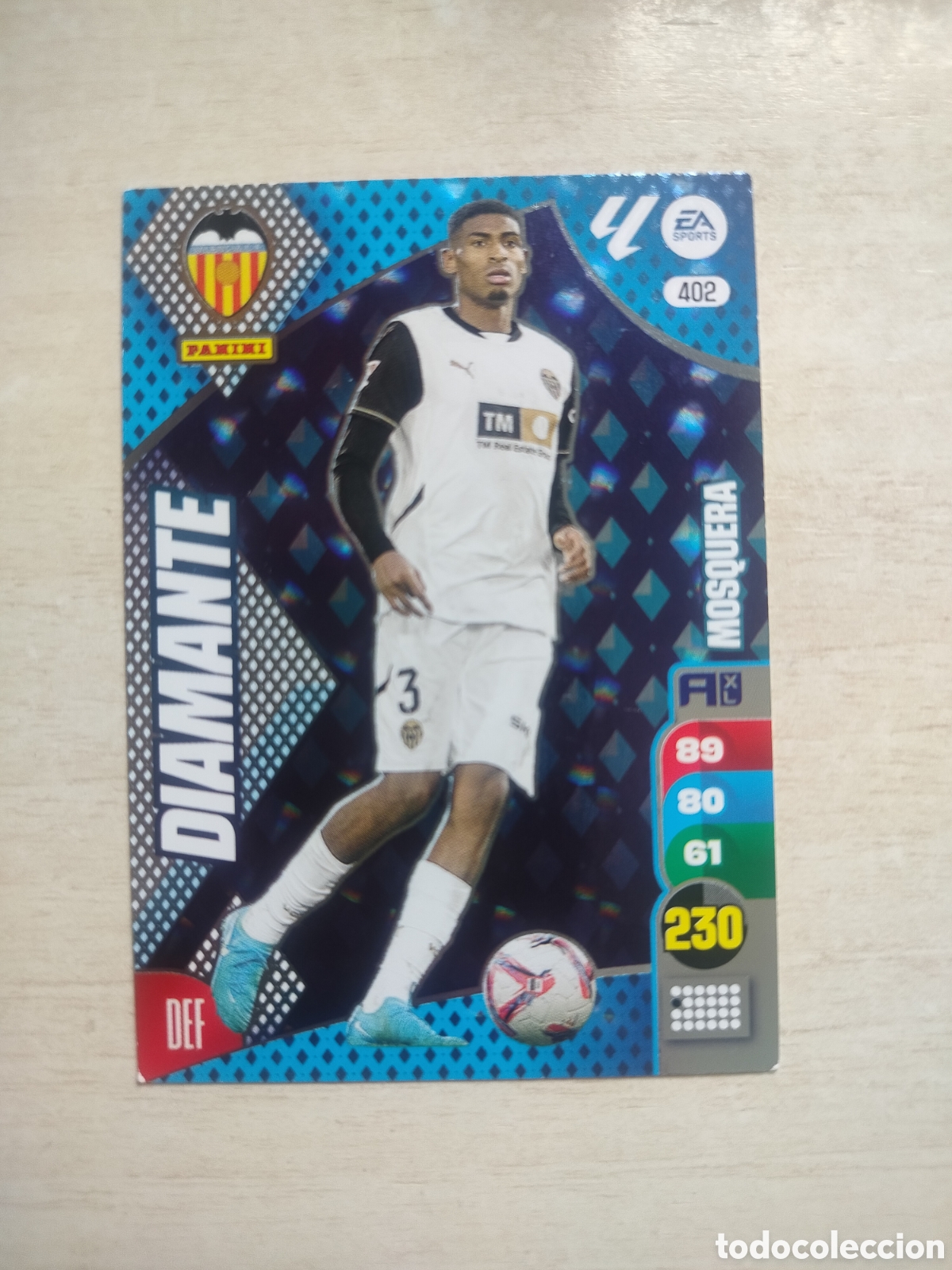 Cromos de F&uacute;tbol: MOSQUERA DIAMANTE 402 ADRENALYN 2024 2025 24 25