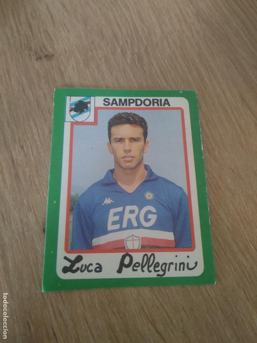Cromos de F&uacute;tbol: 259 PELLEGRINI SAMPDORIA CROMO FUTBOL PANINI LIGA ITALIA CALCIATORI EUROFLASH CALCIO 1990
