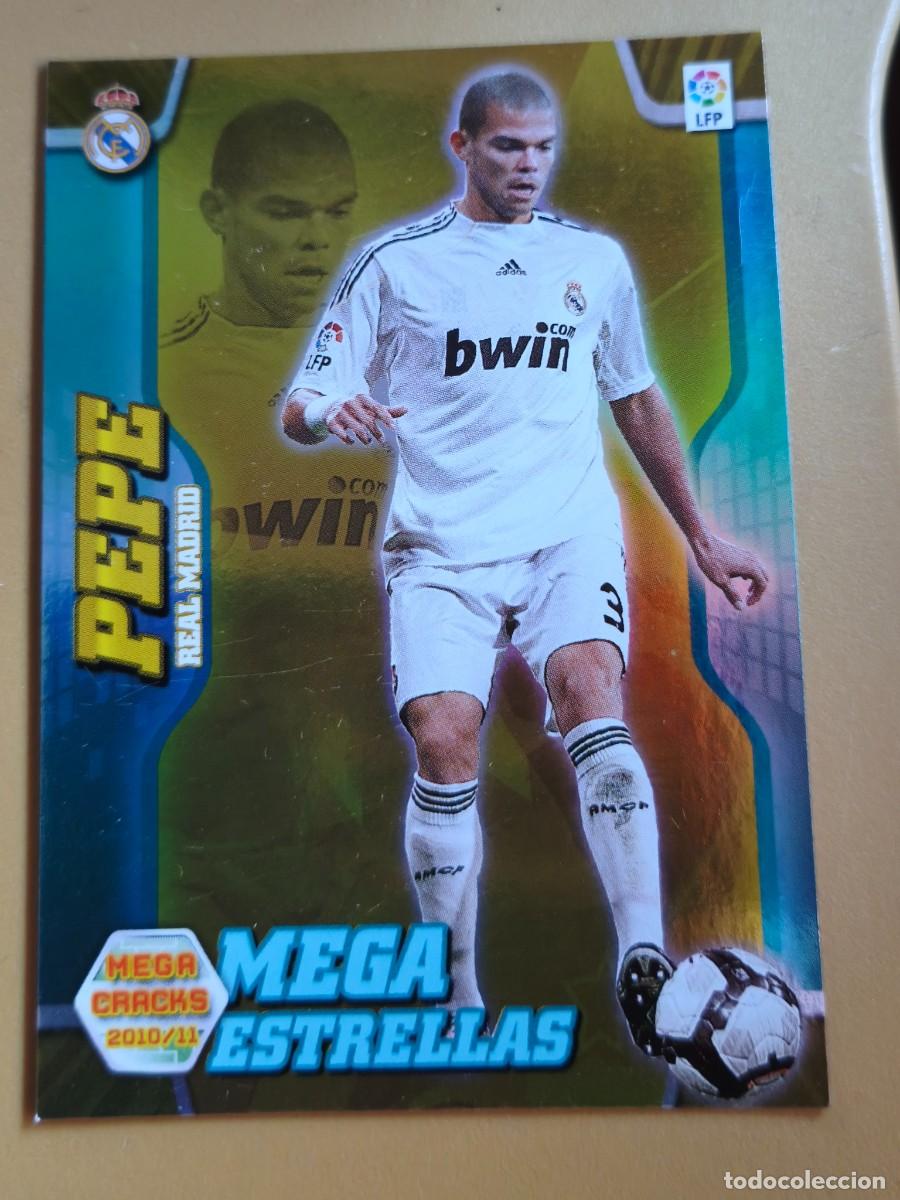 Cromos de F&uacute;tbol: pepe, 2010 11 mega estrellas