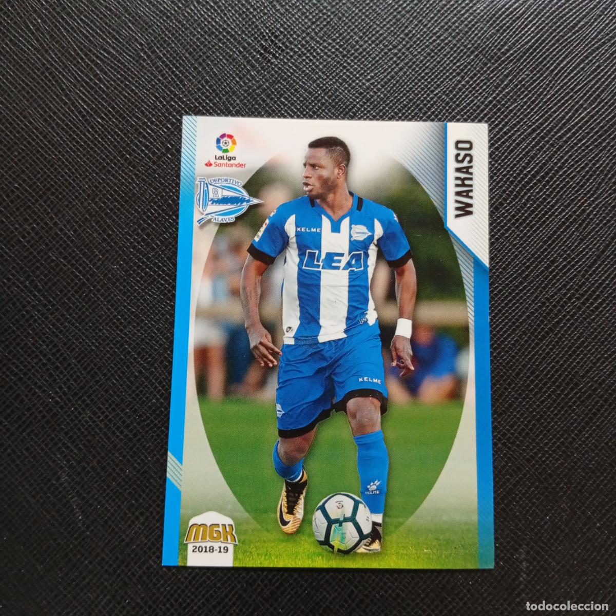 Cromos de F&uacute;tbol: 13 WAKASO ALAVES PANINI MEGACRACKS 2018 2019 CROMO FUTBOL 18 19 - (MD06/07-1) PG17