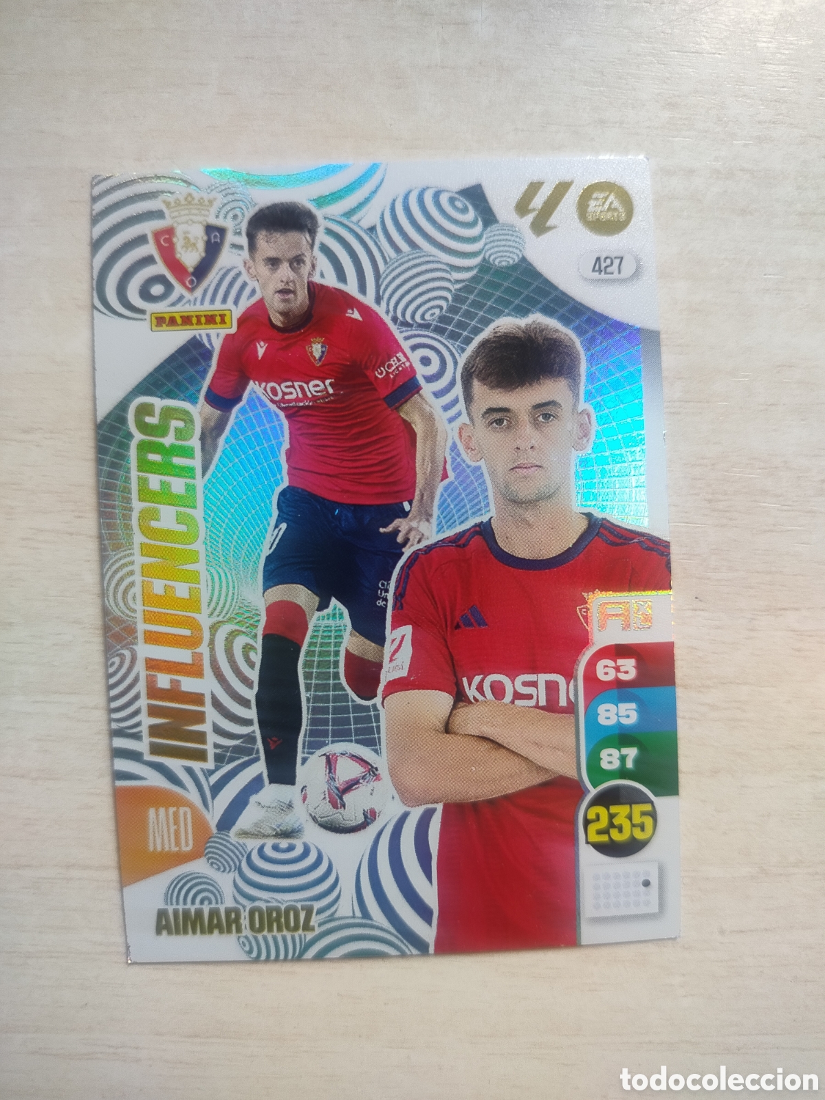 Figurine di Calcio: AIMAR OROZ INFLUENCERS 427 ADRENALYN 2024 2025 24 25