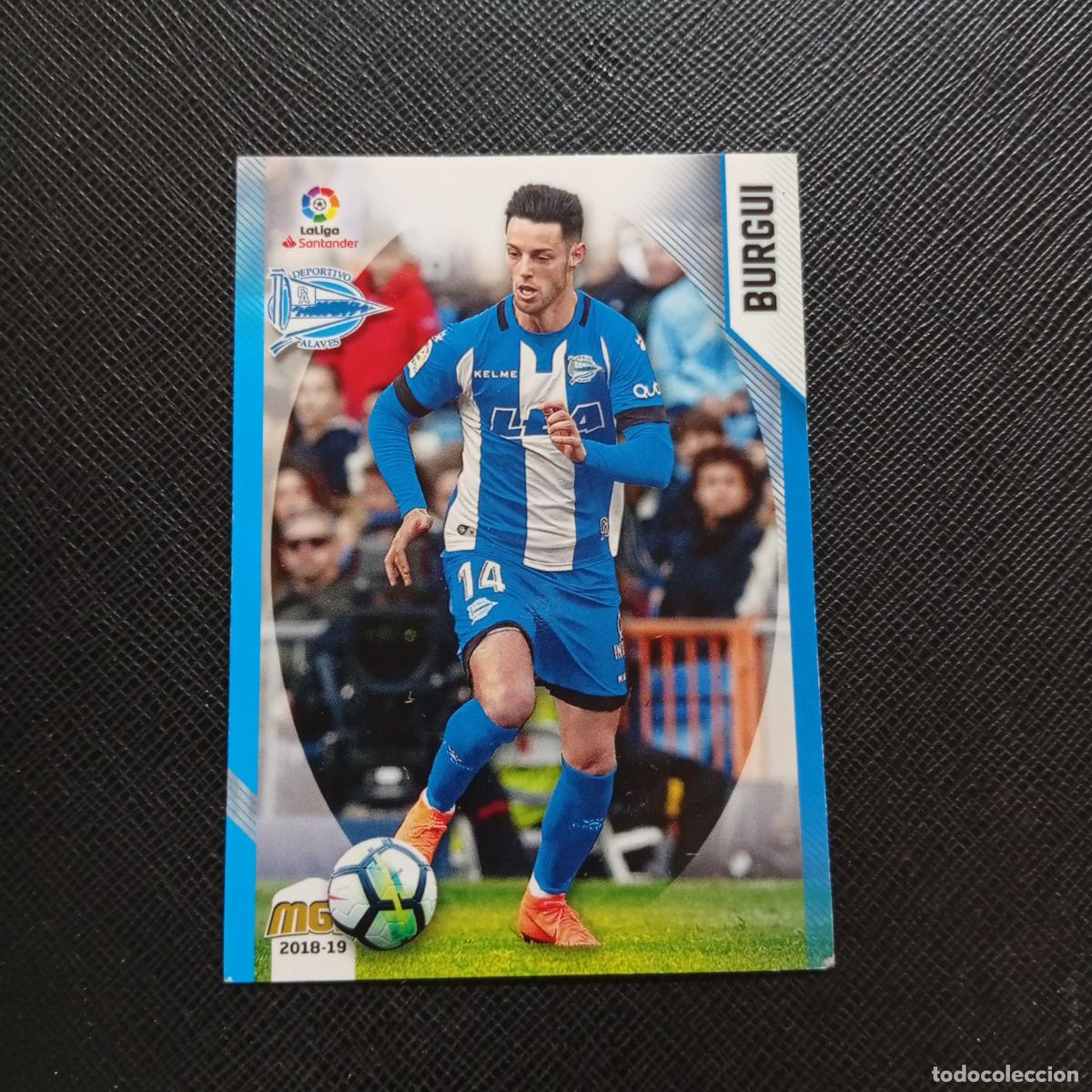 Figurine di Calcio: 15 BURGUI ALAVES PANINI MEGACRACKS 2018 2019 CROMO FUTBOL 18 19 - (MD06/07-1) PG19