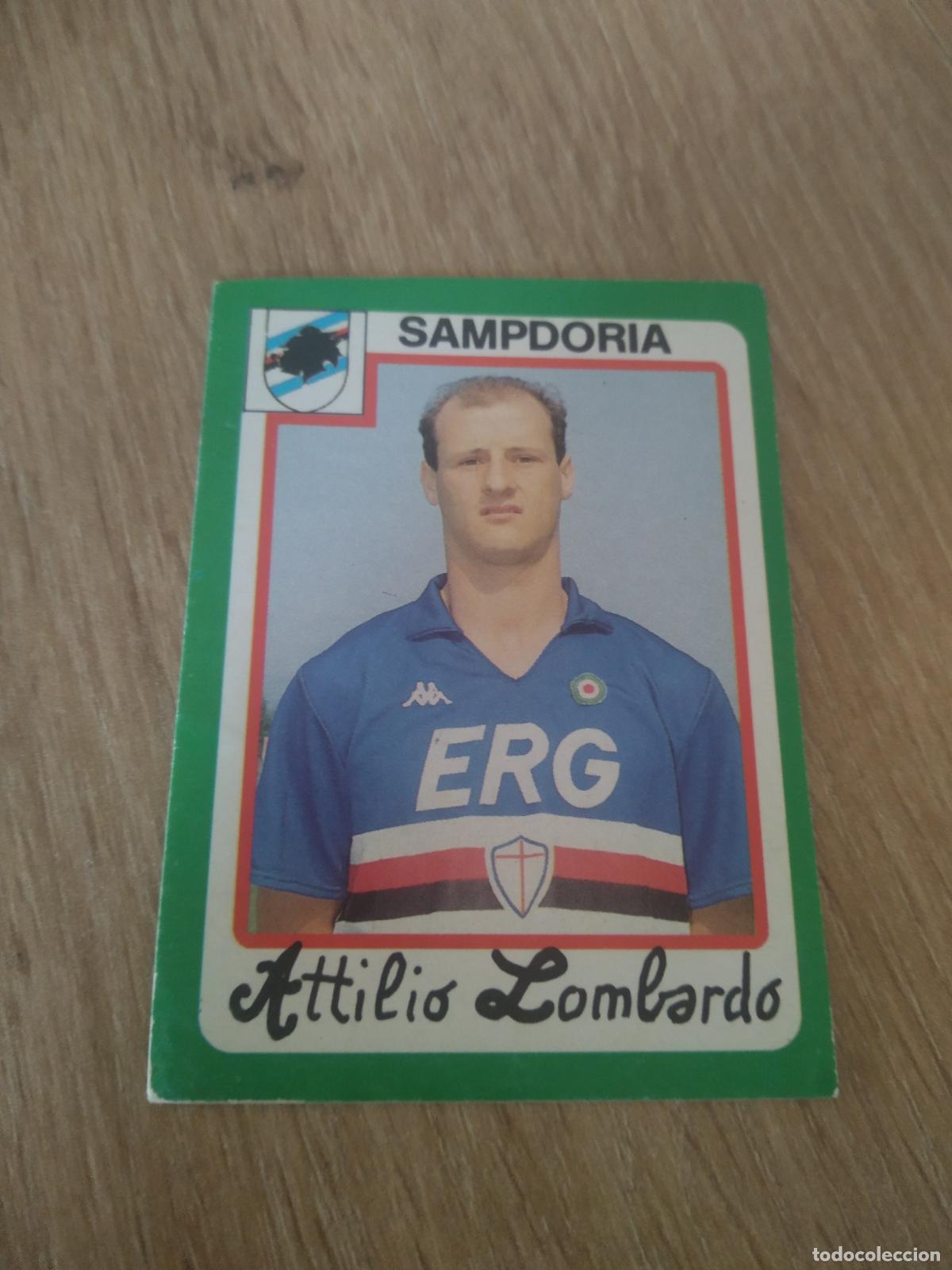 Figurine di Calcio: 267 LOMBARDO SAMPDORIA CROMO FUTBOL PANINI LIGA ITALIA CALCIATORI EUROFLASH CALCIO 1990