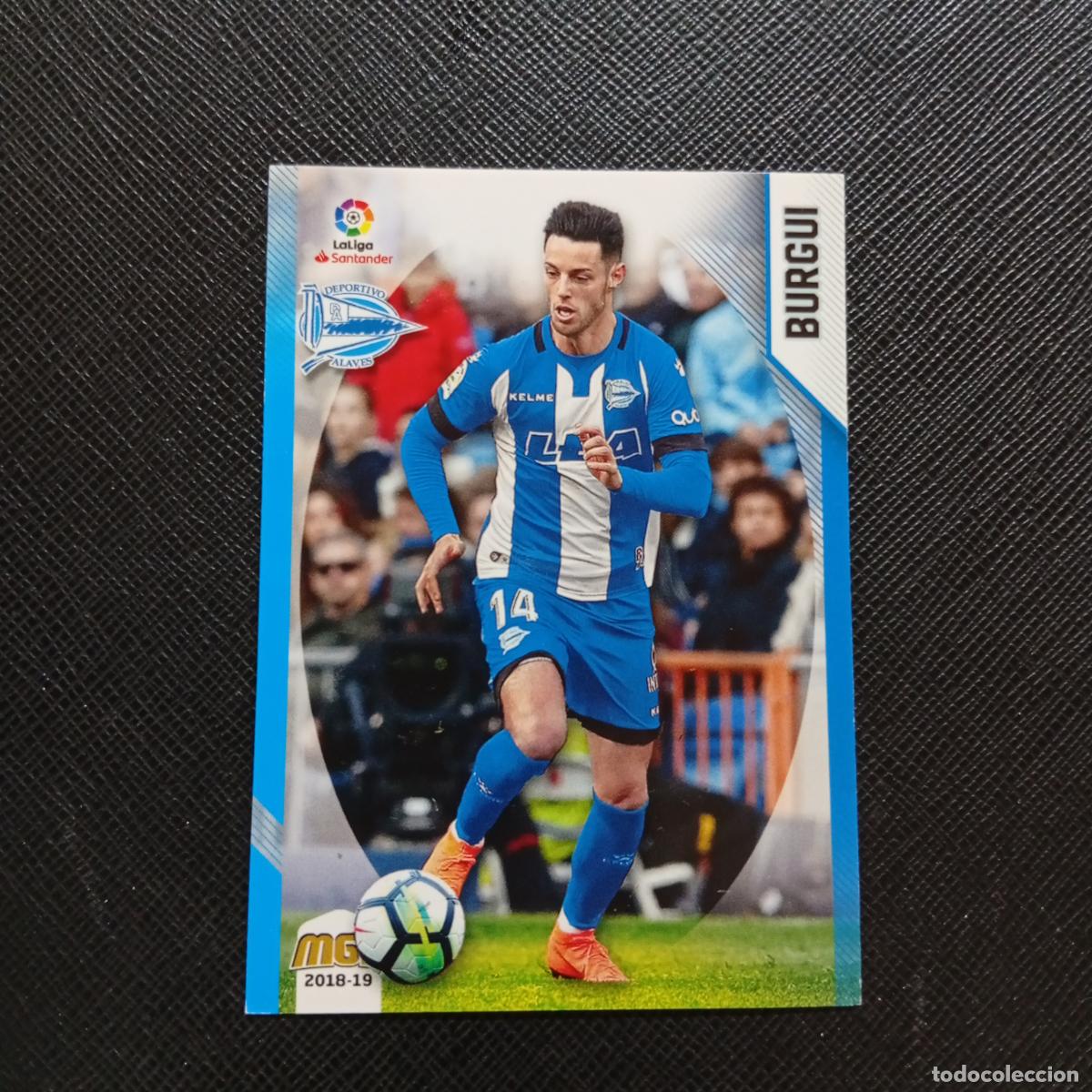 Figurine di Calcio: 15 BURGUI ALAVES PANINI MEGACRACKS 2018 2019 CROMO FUTBOL 18 19 - (MD06/07-1) PG20
